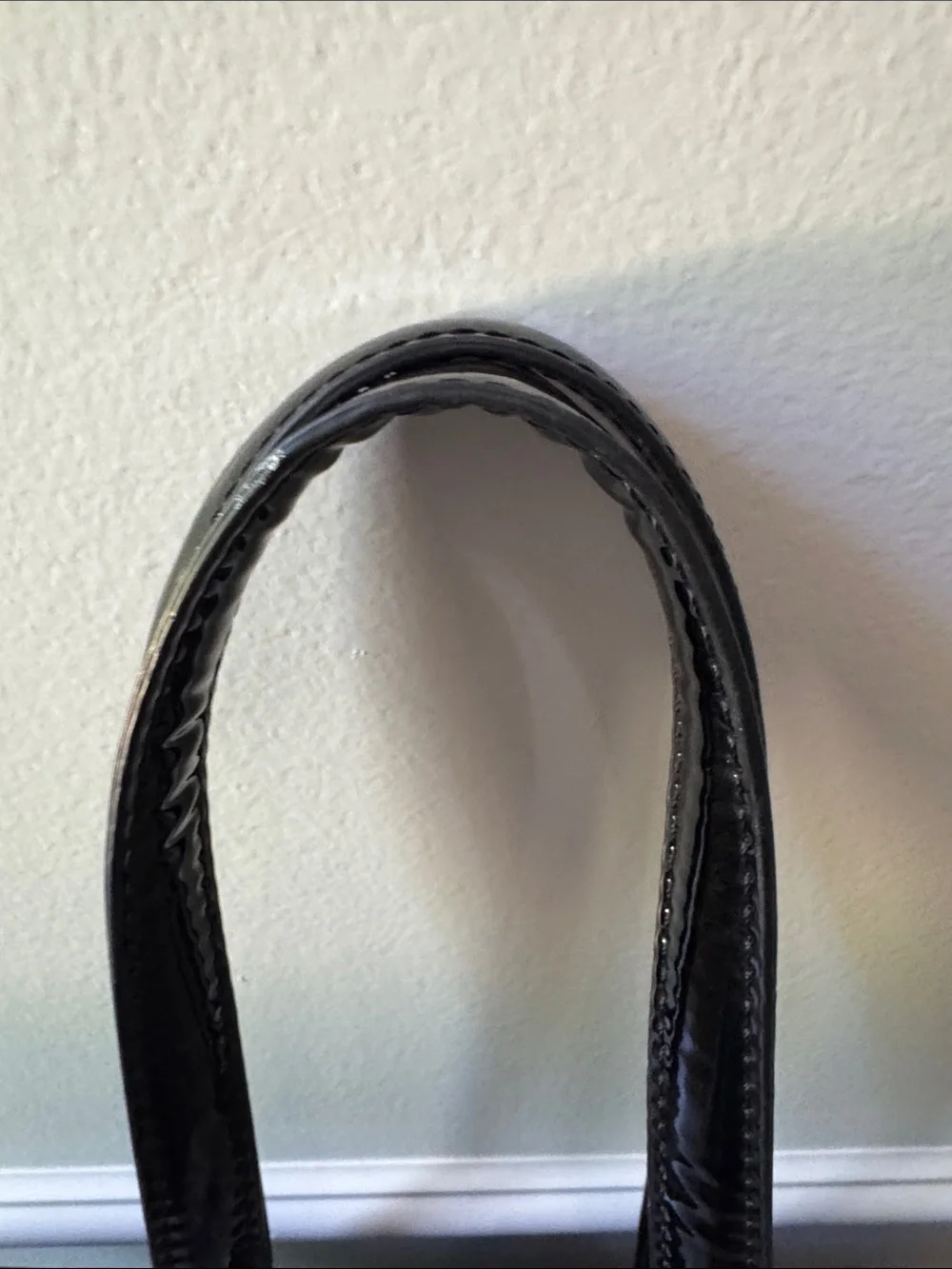 Sam Edelman Black Patent Tote with Studded Logo